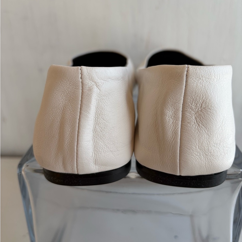 The Row Square Toe Ballet Flats White 9.5 - Picture 7 of 9